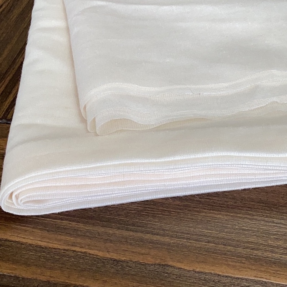 FINAL SALE PRICE Martha Stewart Cream Sheer Panel or Fabric